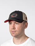 Бейсболка VON DUTCH арт. VD/1/PCB/WILD/12  (темно-серый / черный)